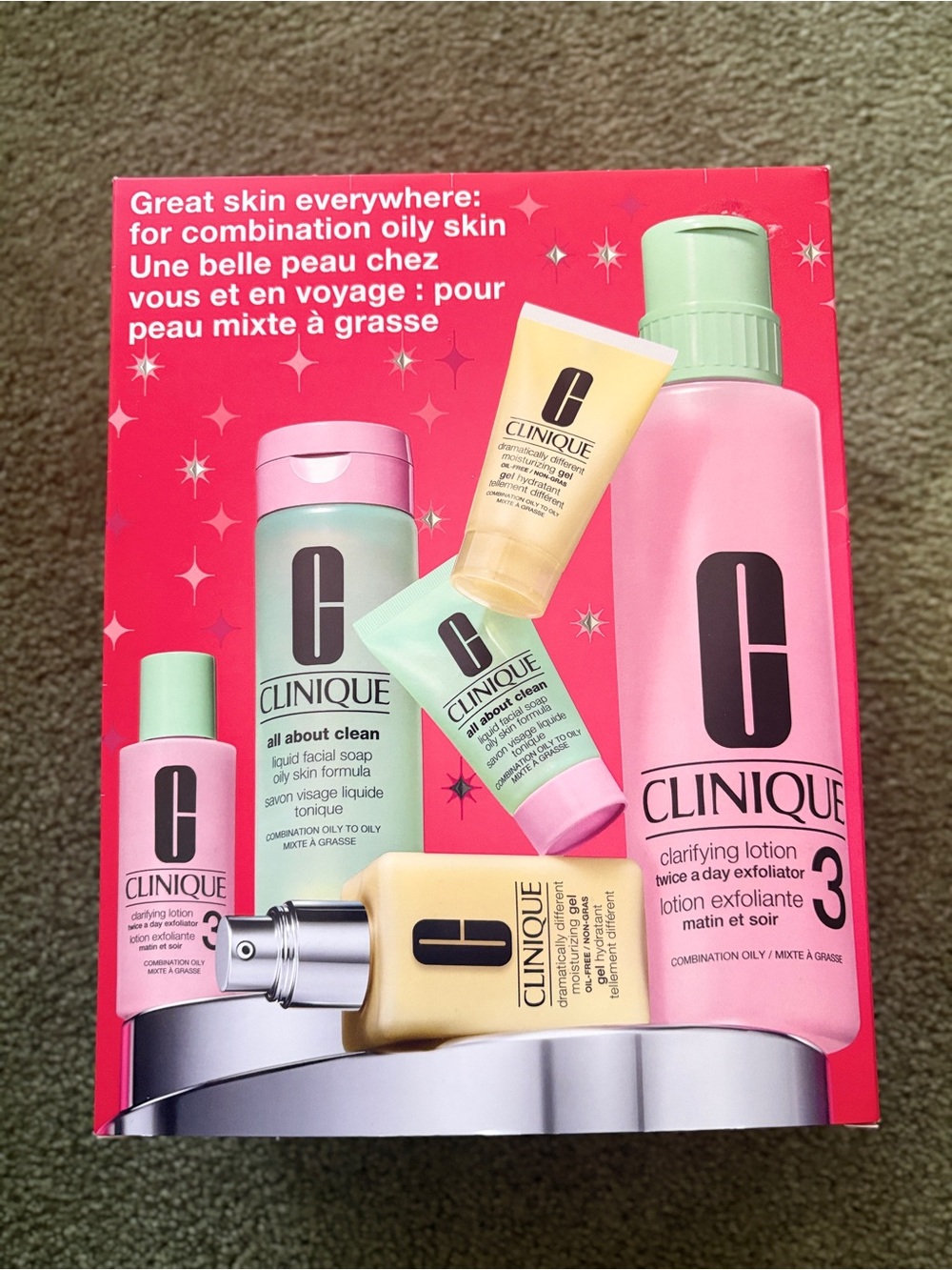 CLINIQUE 3 Step Combination Oily Skin care